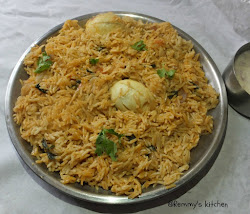 biriyani egg tamilnadu recipe rice remmy kitchen