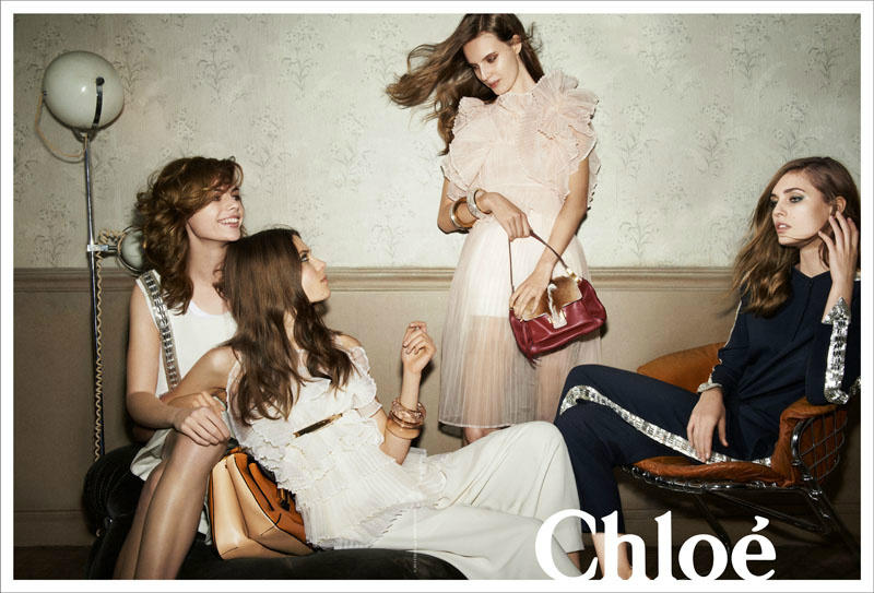 Ad Campaign  Chanel '3 Girls, 3 Bags' by Karl Lagerfeld - FASHIONIGHTS