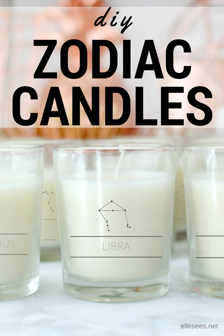 Elle Sees Beauty Blogger in Atlanta DIY Zodiac Candles