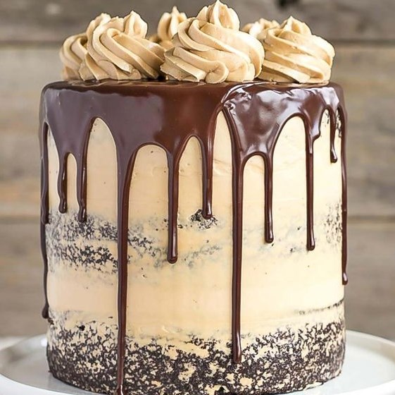 CHOCOLATE DULCE DE LECHE CAKE #Cake #Chocolate
