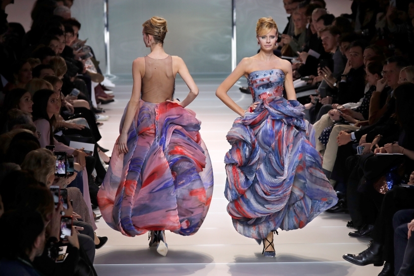 Runway Giorgio Armani Spring Summer 2018 At Haute Couture Week