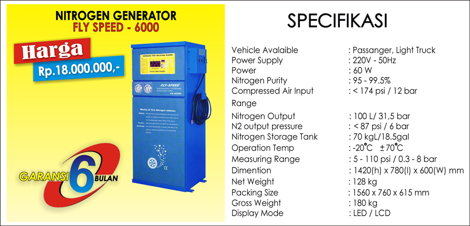 Nitrogen Fly Speed-6000 Nitrogen Fly Speed-6000