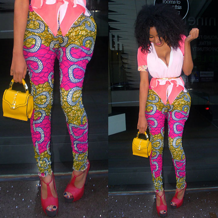 2017 Ankara High-Waist African Trousers 2017 Ankara High-Waist African Trousers=