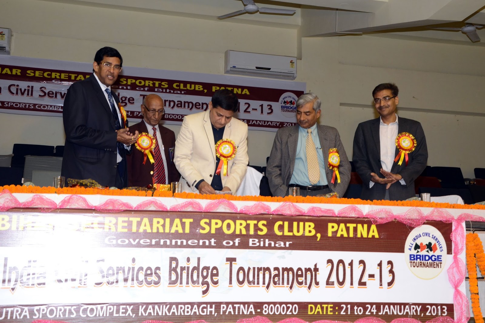 Bihar Sports All India Civil Services Bridge Tournament begins in Patna