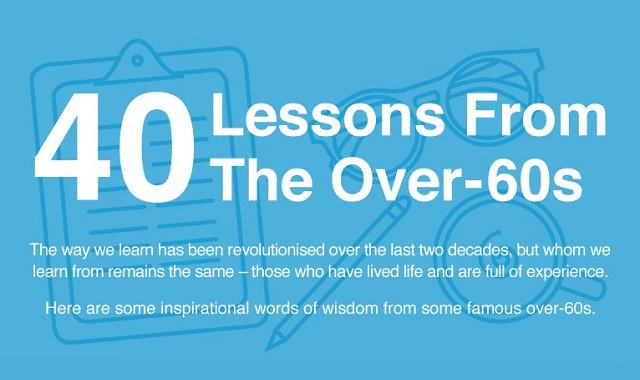 Image: 40 Lessons from the Over 60's