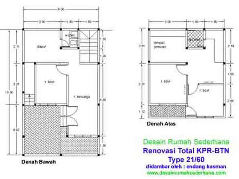 4000 Desain Rumah Kpr Type 21 HD Terbaru