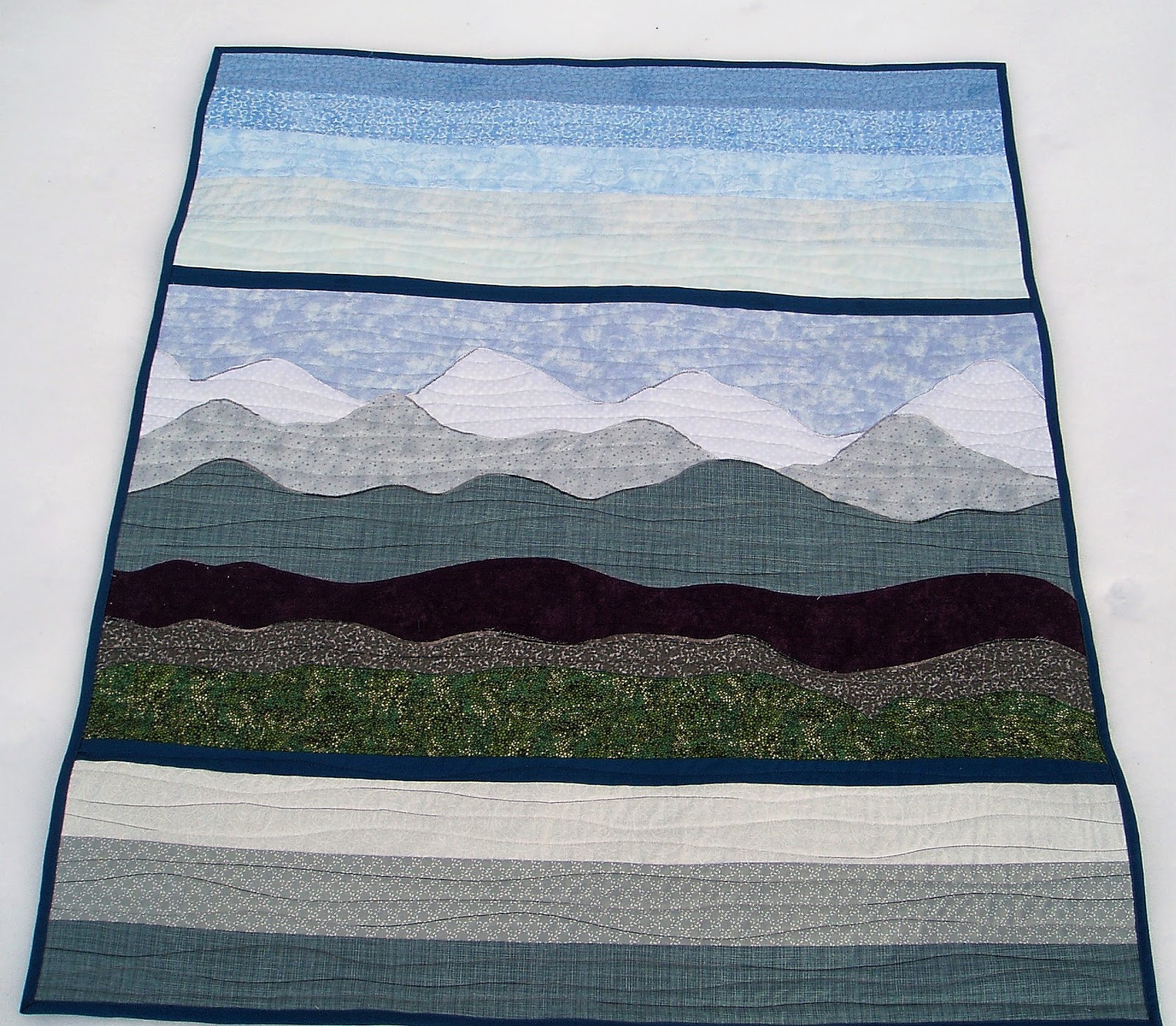 The Academic Quilter Mountains, baby!