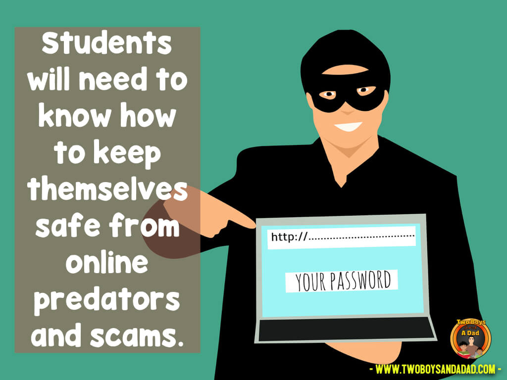 Teach student the skill of keeping safe from online predators