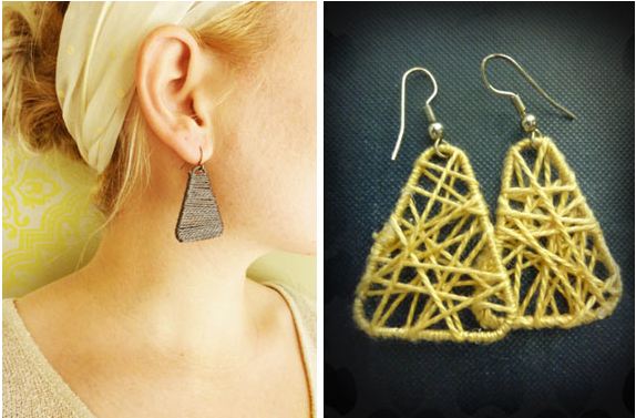 Jewelry Diy How To Make Earrings With Paper Clips Diy Paper Clip