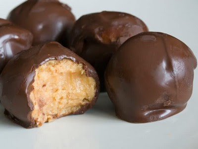recipe for chocolate peanut butter balls no bake