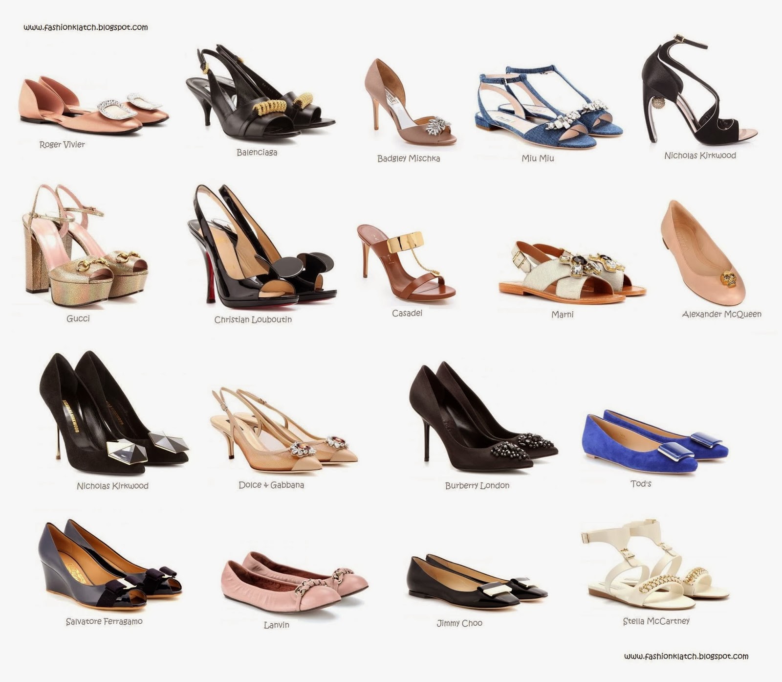 FASHION KLATCH: Fashion Trend Spring/Summer 2014: Shoe Accessories