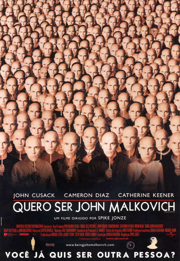 Cinema Secreto: Cinegnose: O corpo é uma prisão em "Quero Ser John Malkovich "