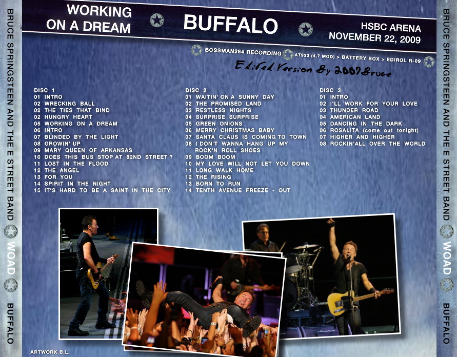 Skorpe ophavsret Har råd til working on a dream Archives - Springsteen Bootleg CollectionSpringsteen  Bootleg Collection