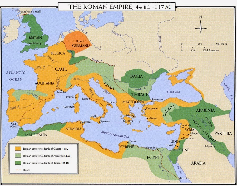 Anthropology Of Accord Map On Monday The Roman Empire
