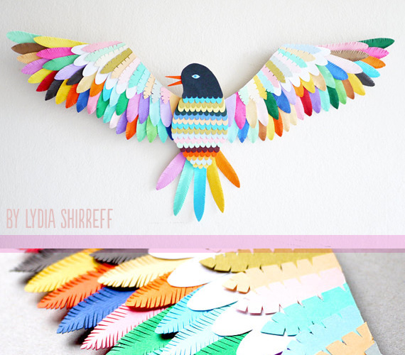 Leventhorpe Art Space Ideas for our paper birds...