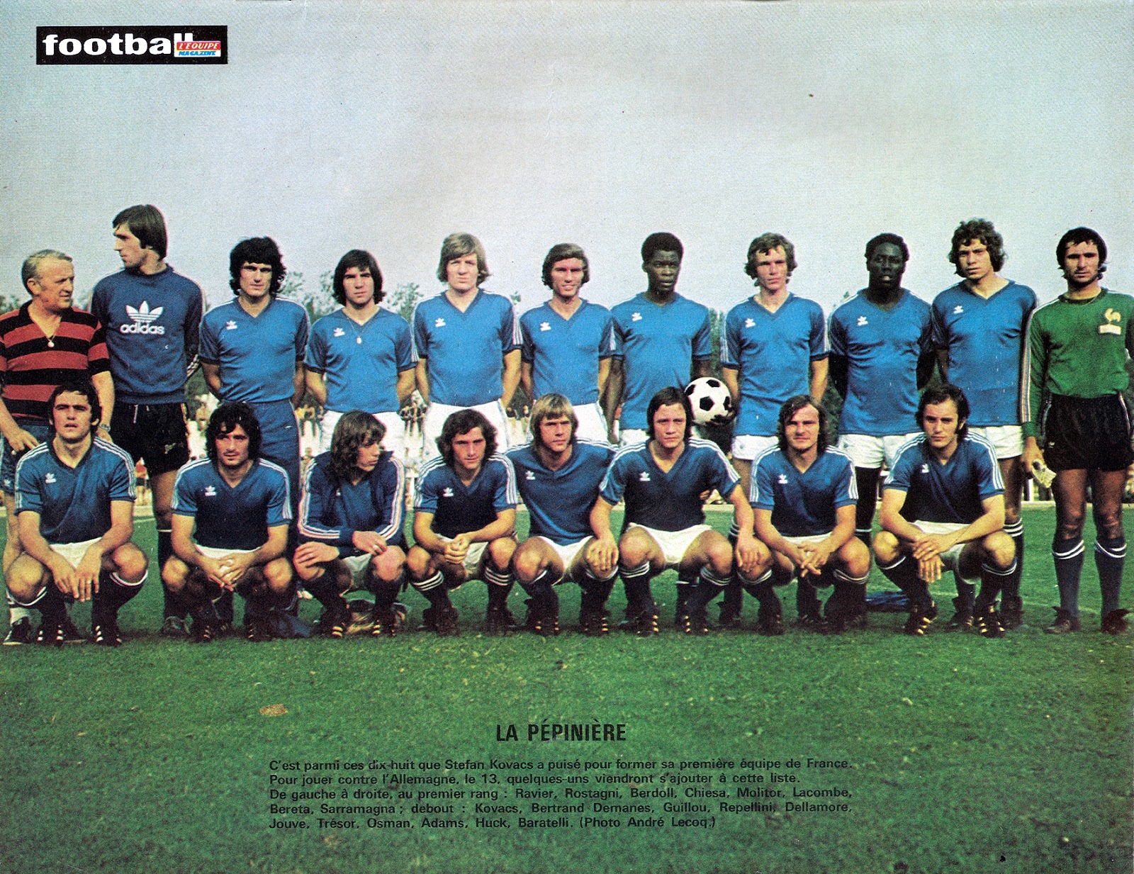 THE VINTAGE FOOTBALL CLUB FRANCEGrèce 1973.