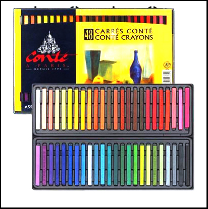 conte crayon sticks