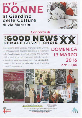 The Good News Female Gospel Choir https://www.facebook.com/Giardino-delle-Culture-348891331978892/