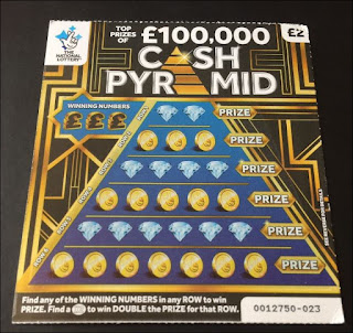 National Lottery 2018 Scratch Card - £2 Cash Pyramid National Lottery 2018 Scratch Card - £2 Cash Pyramid