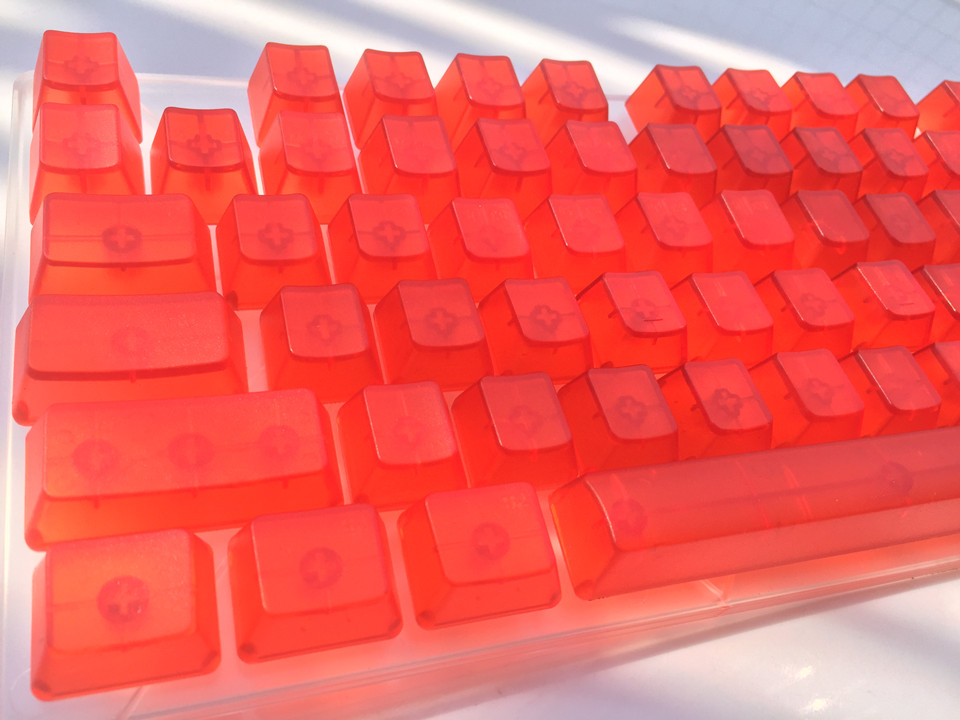 Altkey 104 Keys ABS Translucent keycap Blank Keycaps set For OEM