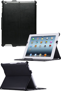 Luxury Convertible Leather Flip Case For iPad 2 / iPad 3
