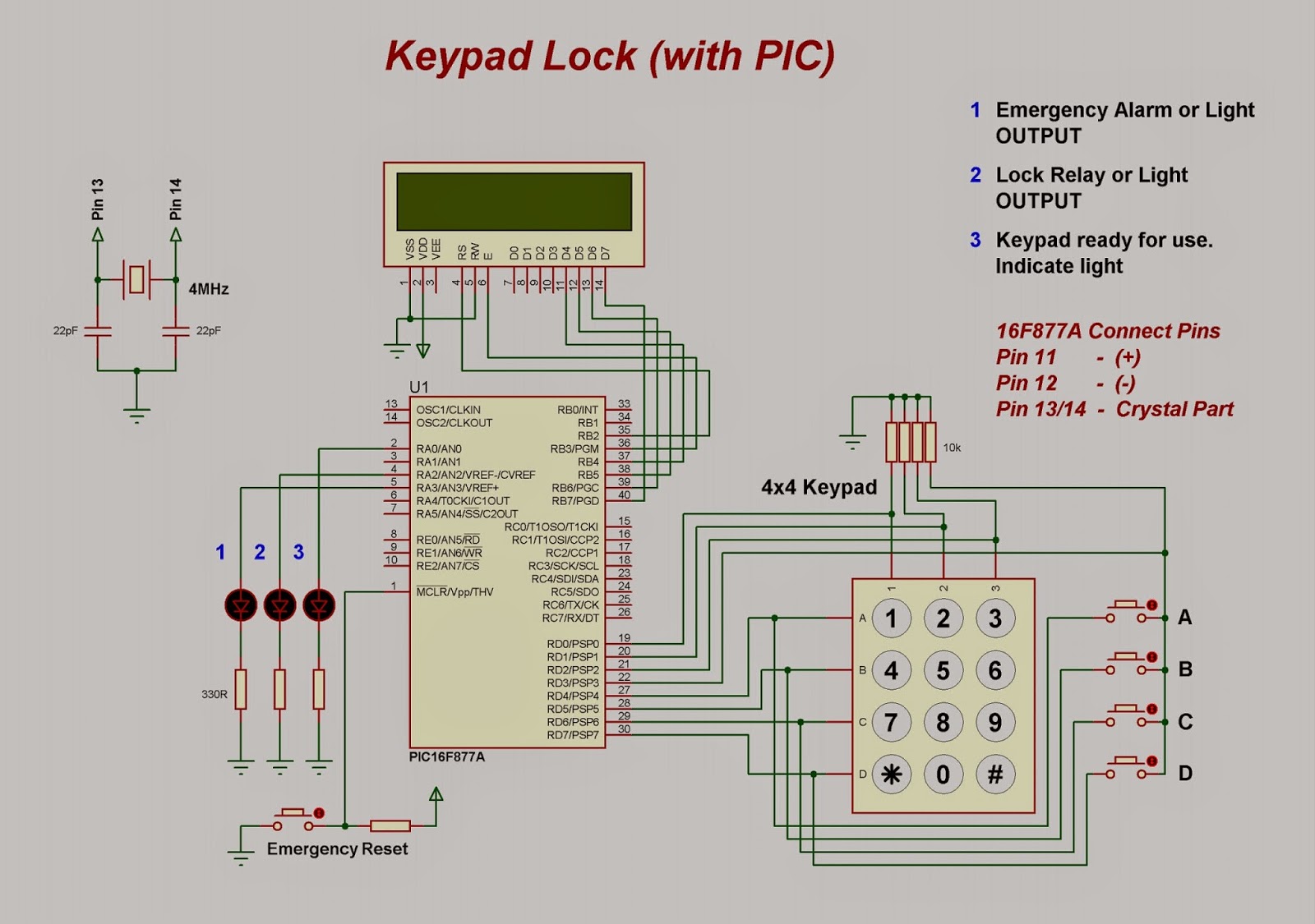 keypad access k2000 wiring diagram