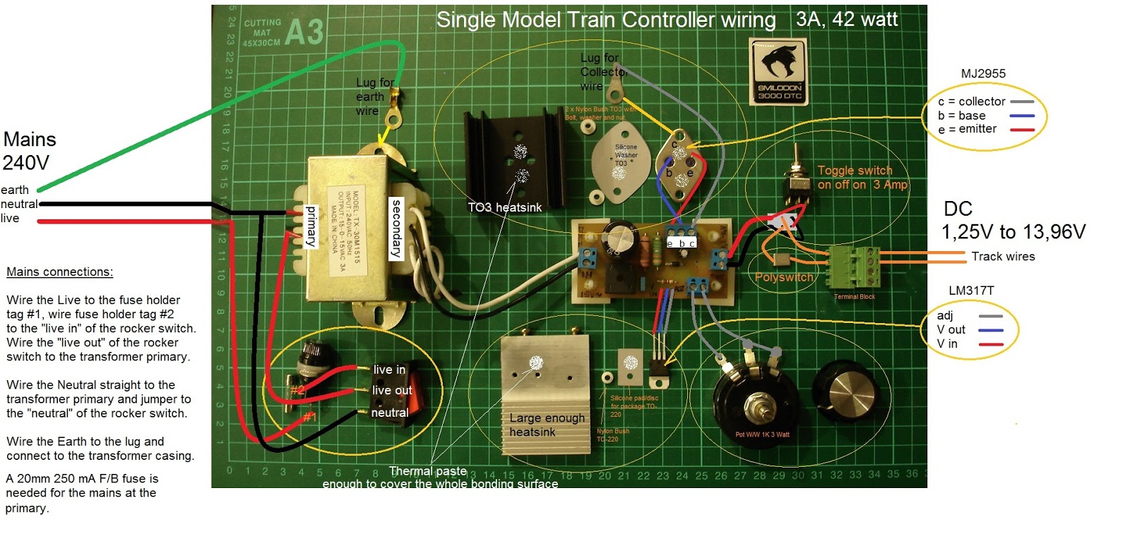 ALIWAL NORTH SAR LAYOUT DC Model Train Controllers