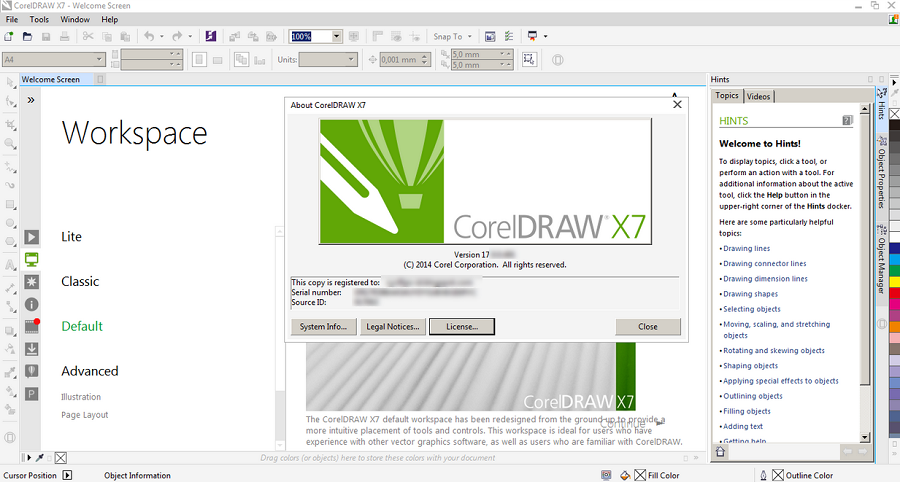 Sejarah CorelDRAW - CorelDRAW Versi X7 (2014)