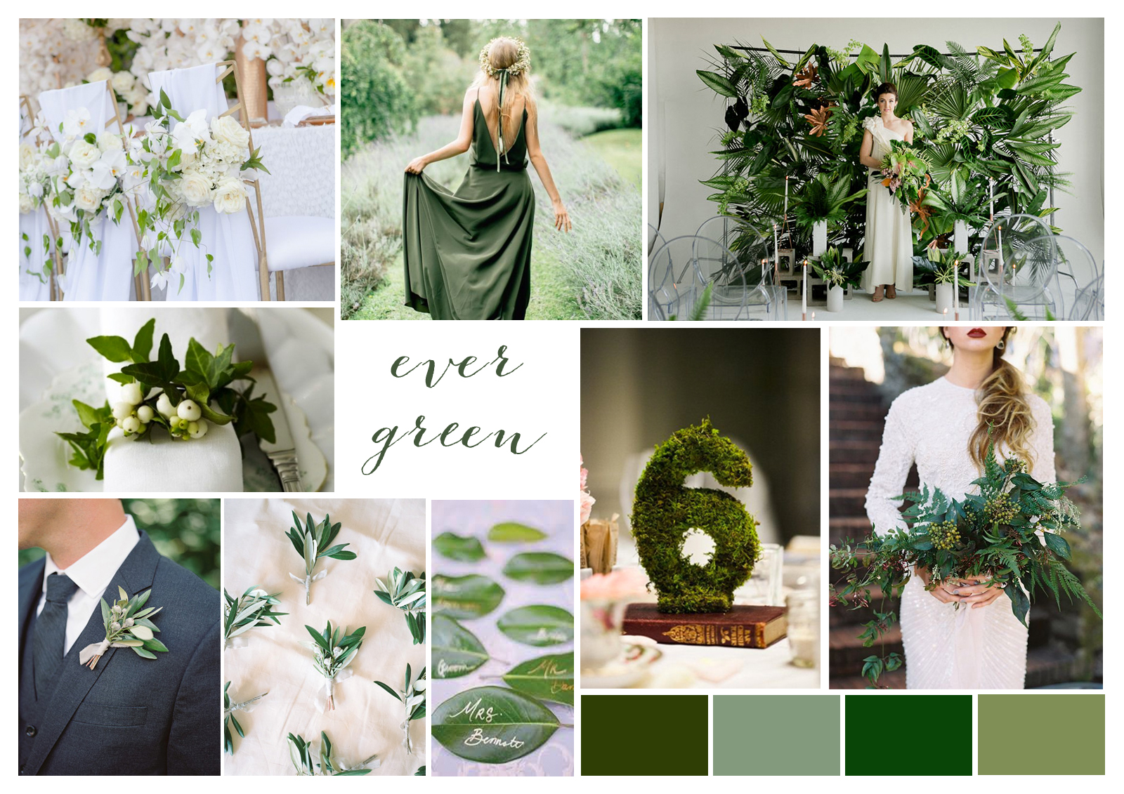 Evergreen Wedding Inspiration Devine Bride Evergreen Wedding Inspiration Devine Bride
