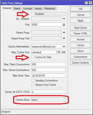 Web Proxy Mikrotik OS