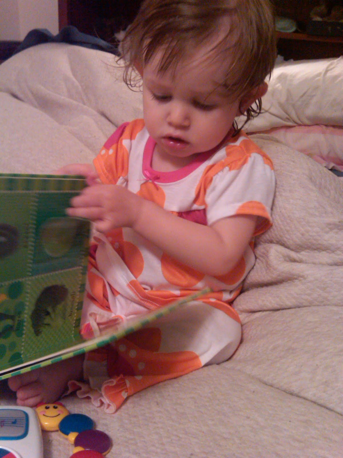 MargaretGillian: Busy Baby -- Reading, Eating, and Watching OK GO