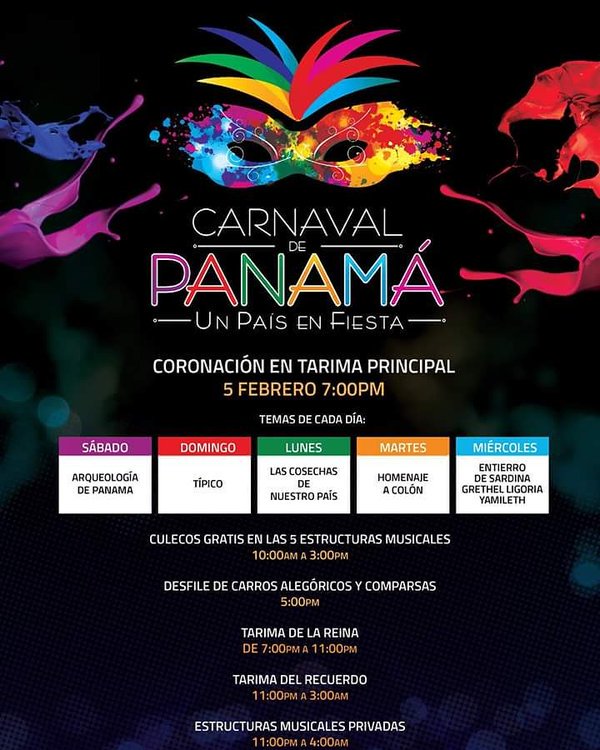 Comienzan los carnavales en Panamá