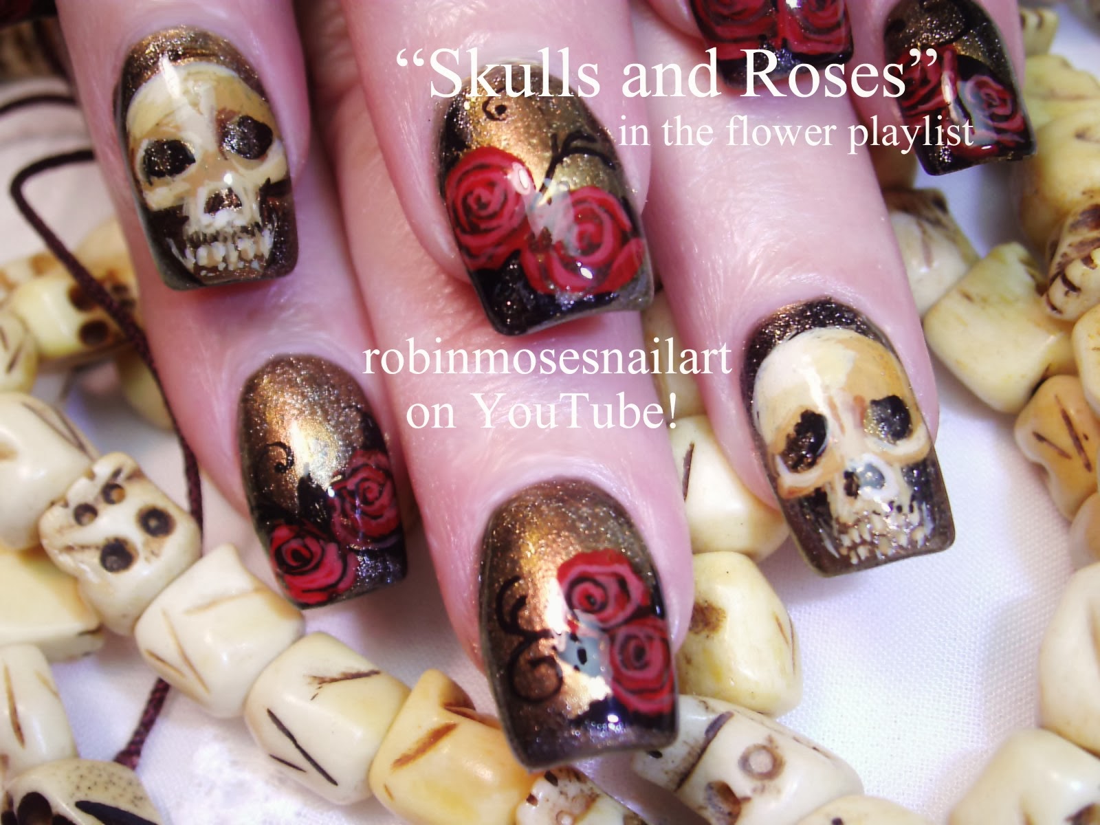 2. "Zombie nail art designs" - wide 3