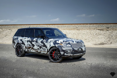 Range Rover HSE fitted with 24 BD-11s in Gloss Black - Blaque Diamond Wheels
