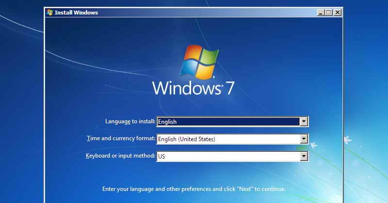 Tutorial Cara install (ulang) windows 7 dengan CD/ DVD