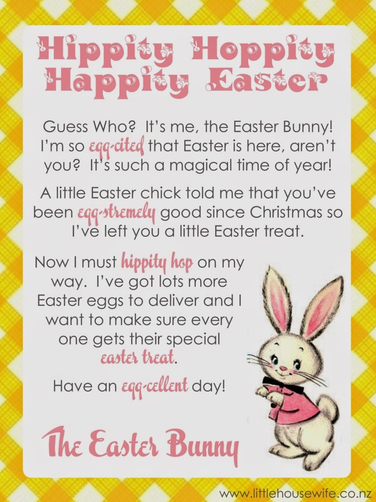 Lucrative image for letter from the easter bunny printable Wild image with regard to letter from the easter bunny printable