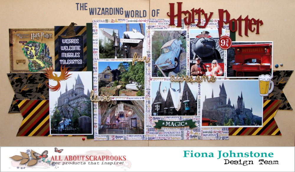 All About Scrapbooks Australia: The Wizarding World of Harry Potter!