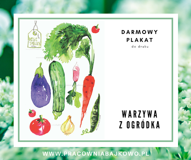 Warzywa z ogródka - plakat