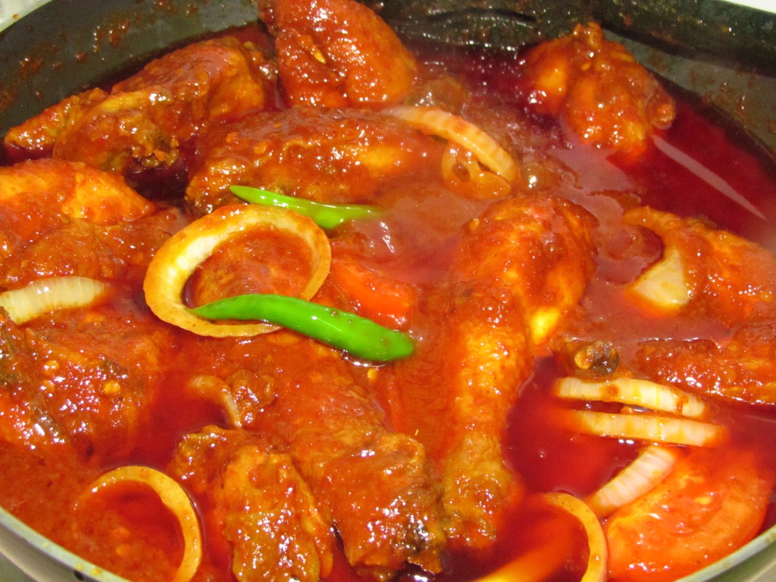 Resepi ayam masak merah che nom