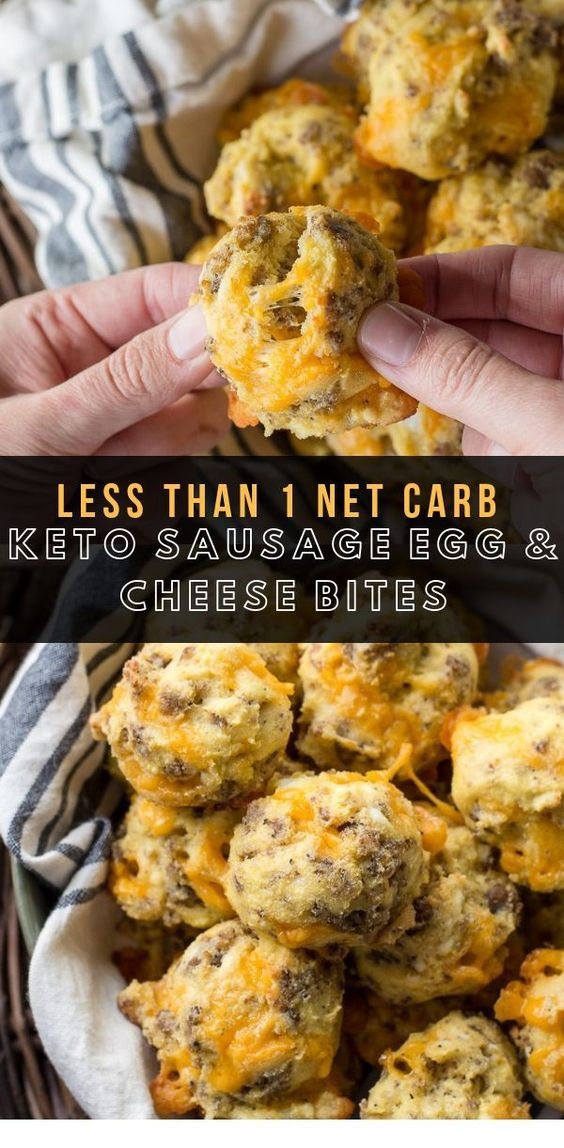 Sausage Egg And Cheese Bites