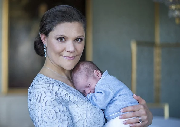 Officiating clergy at the christening of Prince Oscar. Crown Princess Victoria, Princess Sofia- princess Estelle, Princess Madeleine, princess Leonore