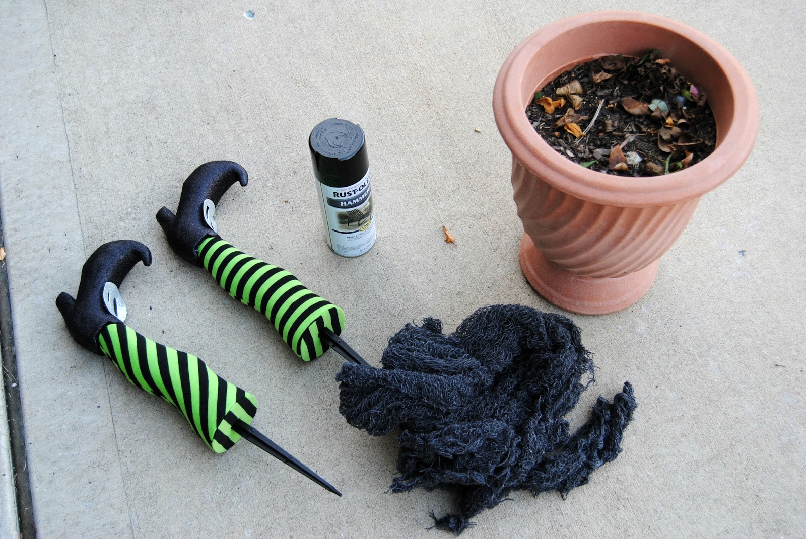 DIY Halloween Witch Legs Seasoned With Style