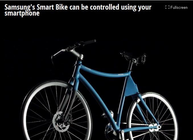 Inikah Penampakan Samsung Smart Bike? Inikah Penampakan Samsung Smart Bike?