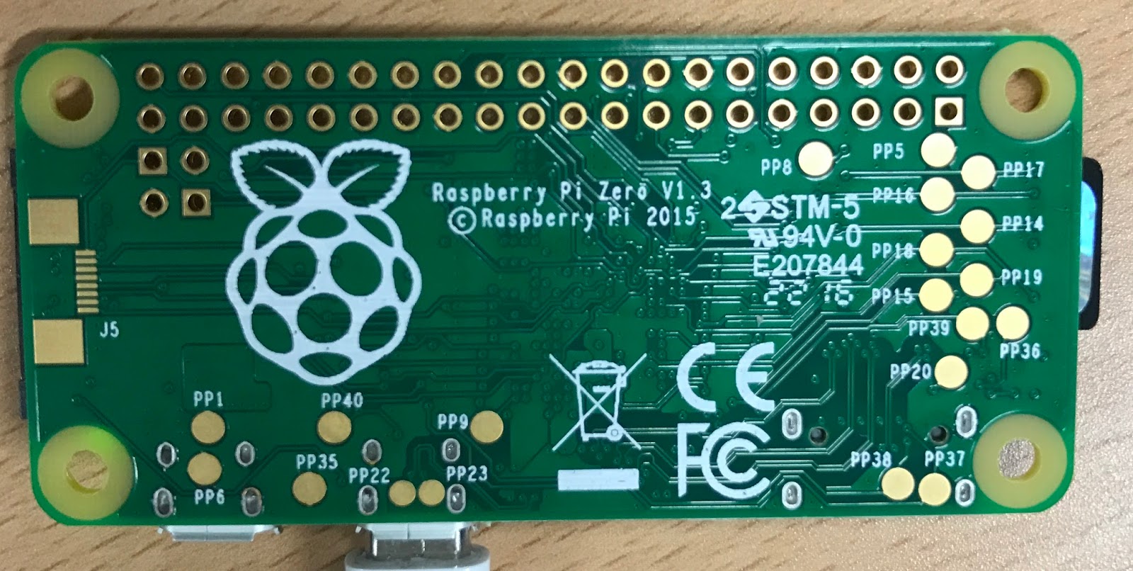기술 여행자 (ArsViator) 라즈베리 파이 제로 테스트 패드 배치 (Raspberry Pi Test Pad Layout)
