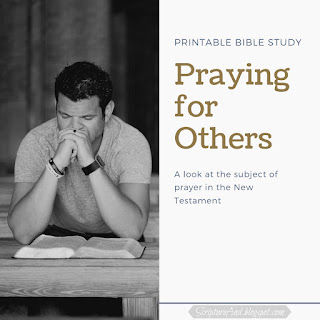 Bible Study on Praying For Others | scriptureand.blogpot.com