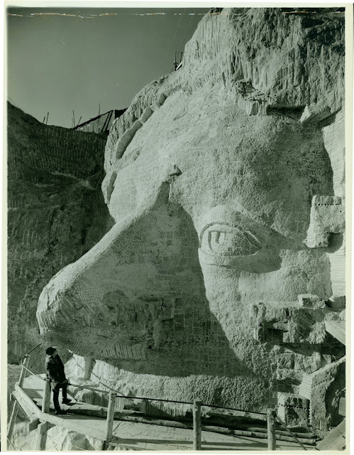 Construcción del Monumento Monte Rushmore