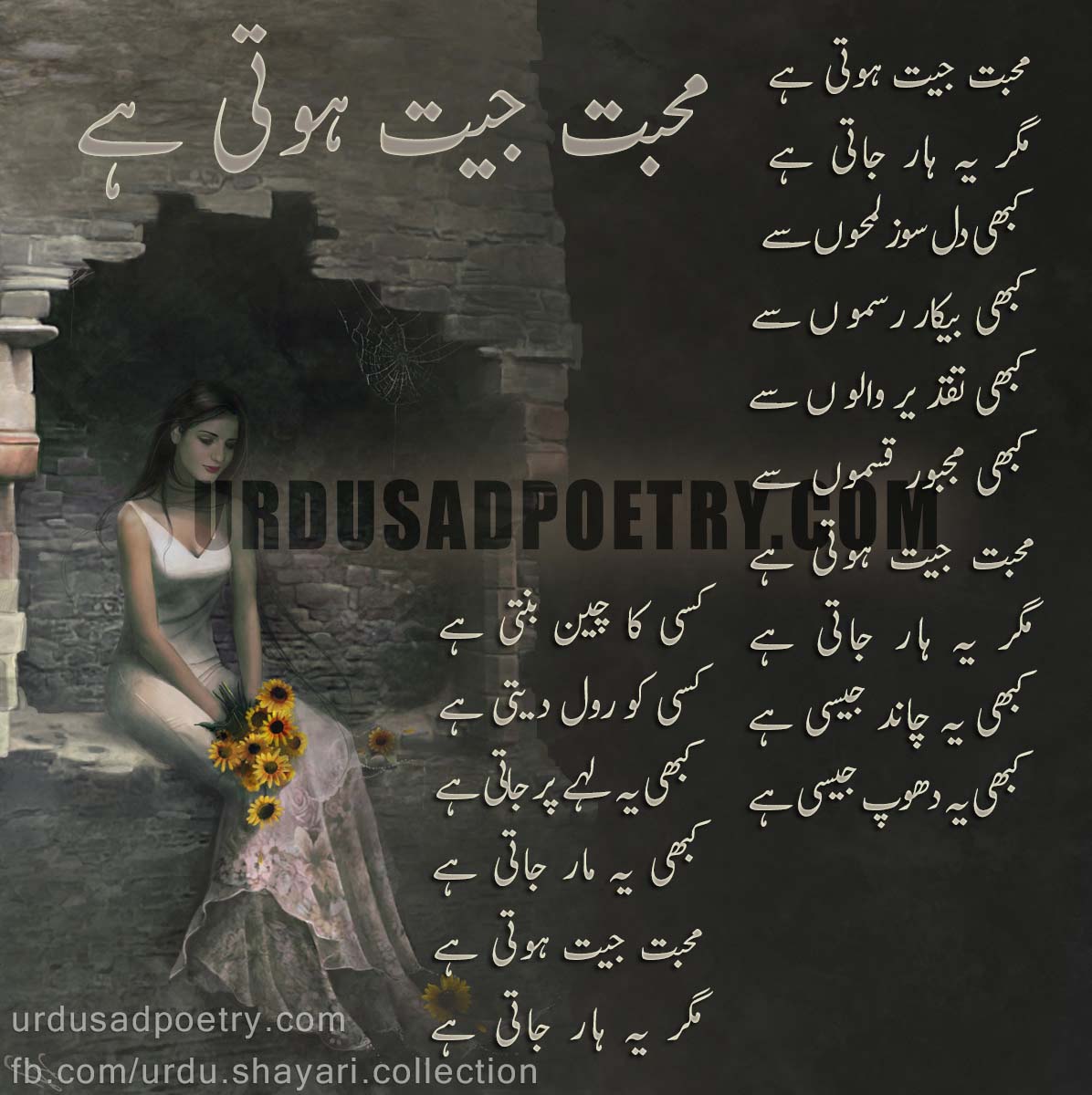 Mohabbat Jeet Hoti Hai - Urdu Sad Poetry
