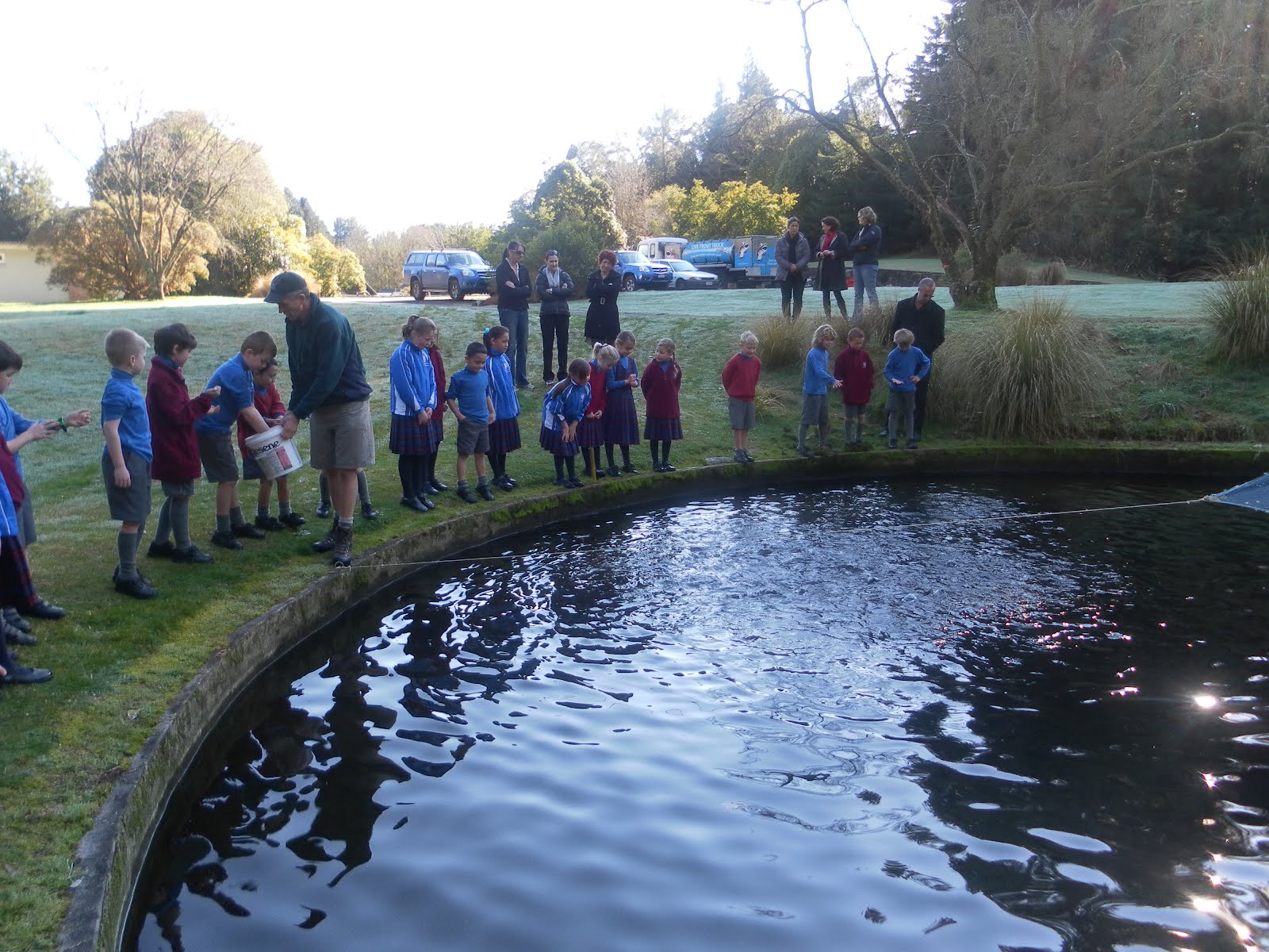 Room9 Learning zone Our visit to the trout hatchery
