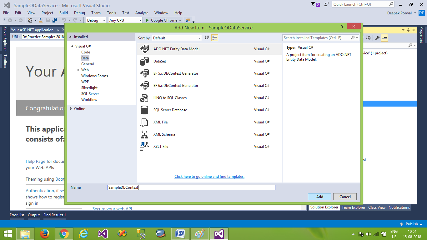 How to create OData service by using ASP.Net Web API 2 in MVC ...