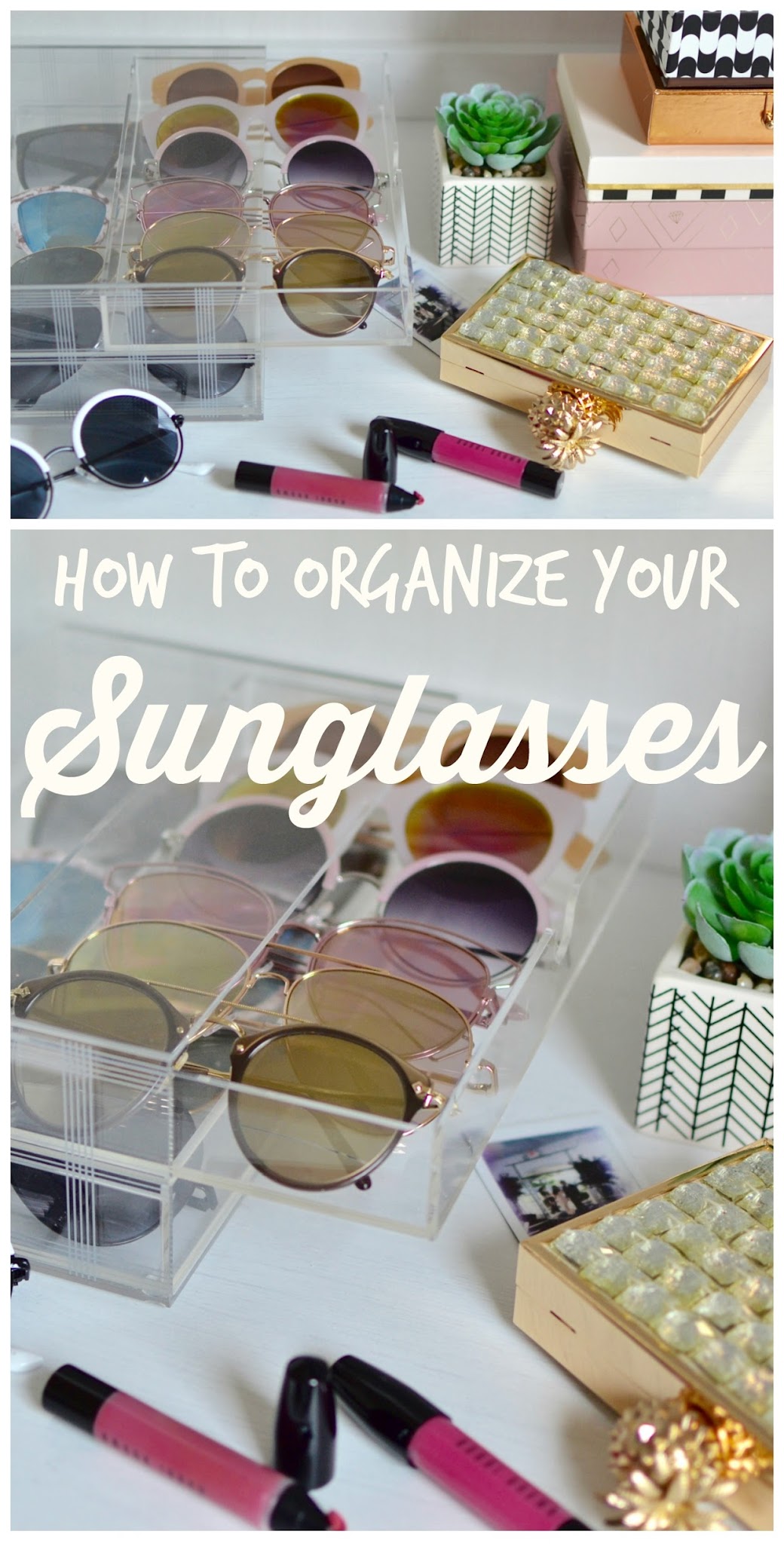 storing sunglasses